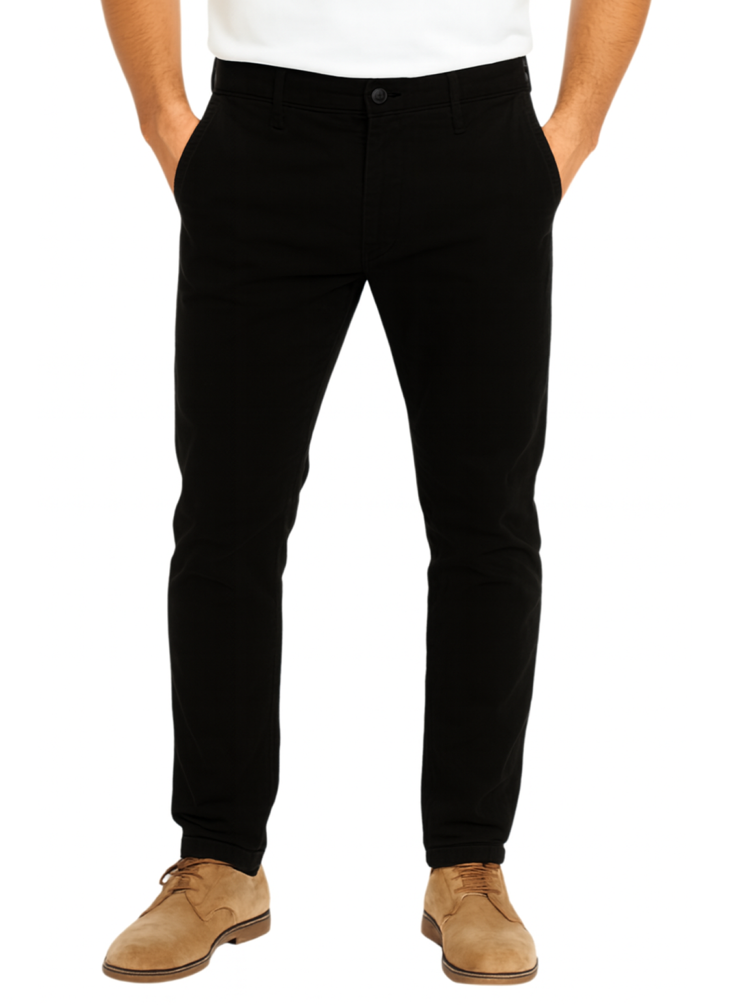 Le Braghe pantaloni chino uomo nero M1056-2502 NERO Le Braghe 