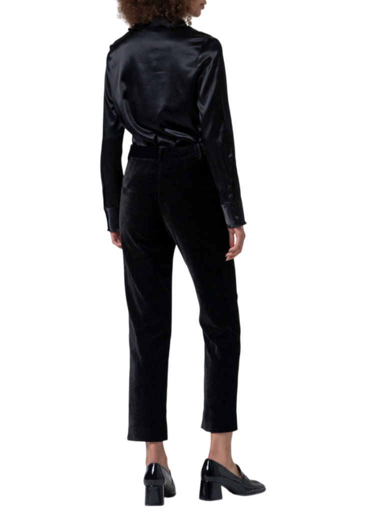 Surkana pantaloni in velluto donna nero 565LIVE524 00 SURKANA 