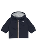 K-Way giubbino antivento neonato con cappuccio blu