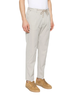 Manuel Ritz pantaloni slim fit in tessuto tecnico ecrù