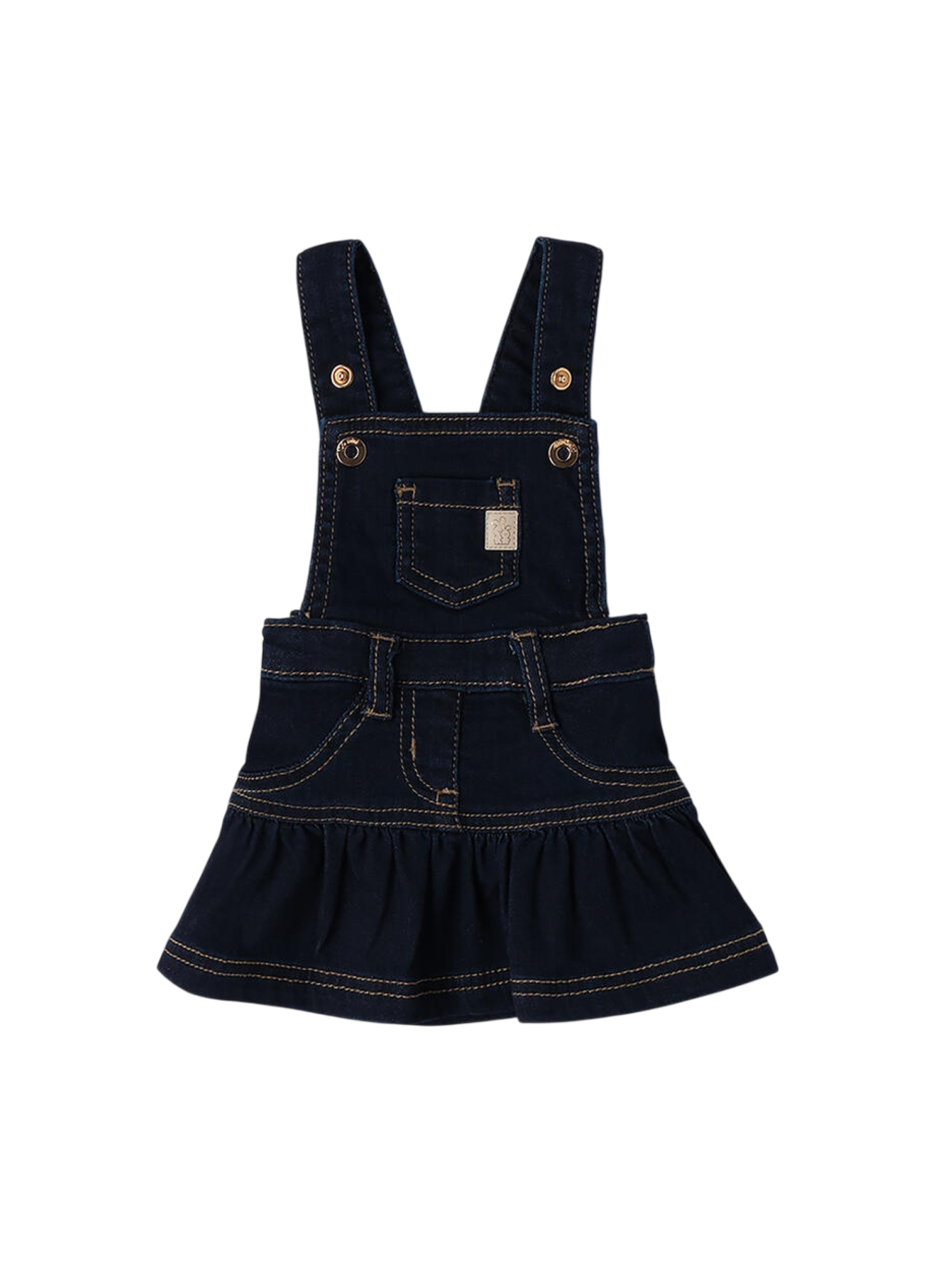 iDo salopette neonata in denim lavaggio blu 4F098 7750 iDO 