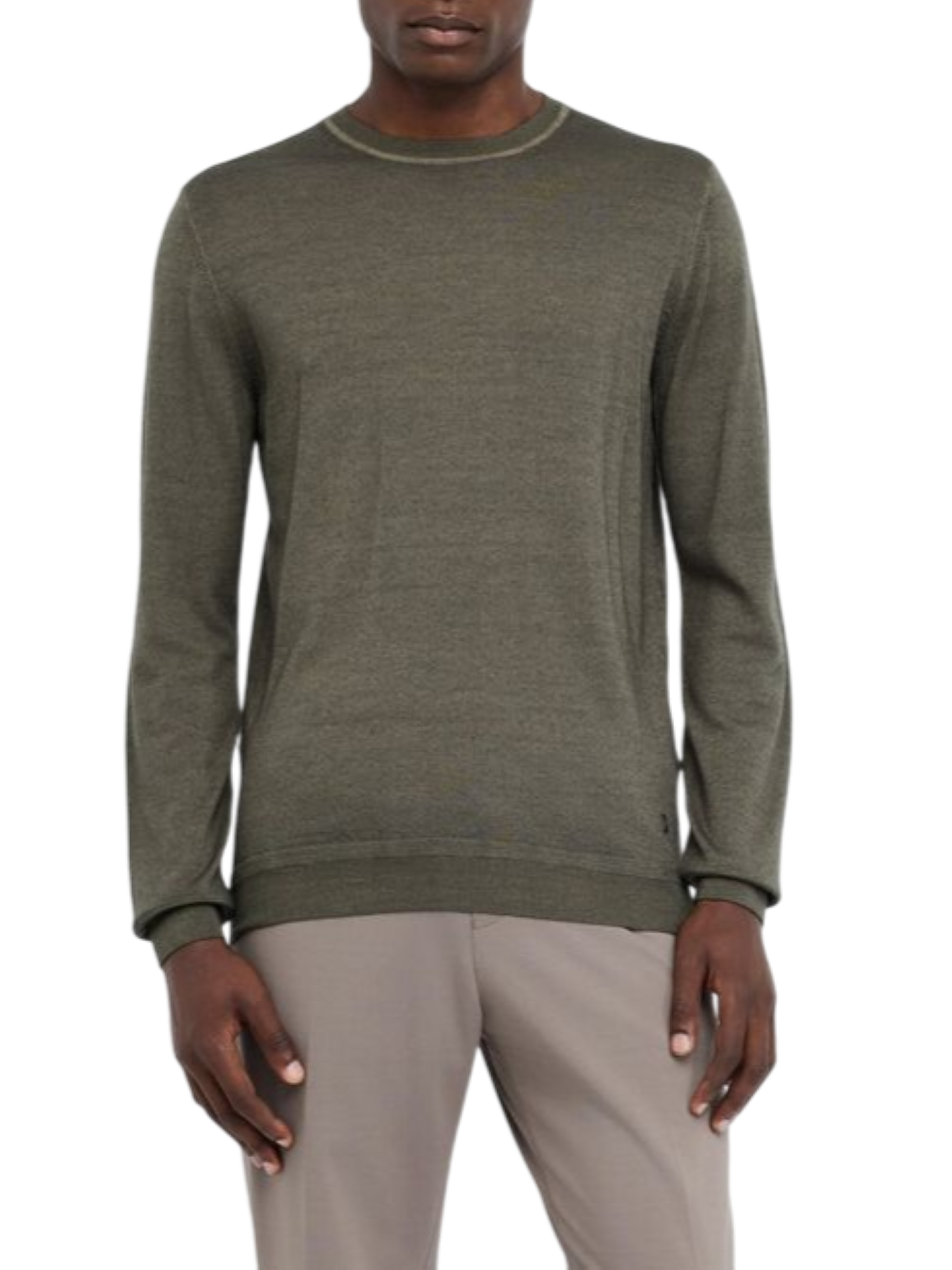 Liu Jo maglia uomo in lana Merinos extrafine verde QF5140MA21P 90509 LIU JO 