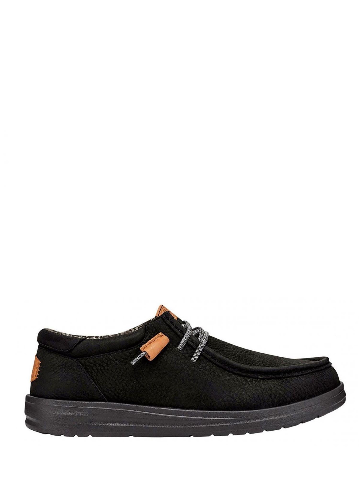 Hey Dude mocassini Wally Grip in pelle nero 40175 001 HEY DUDE 