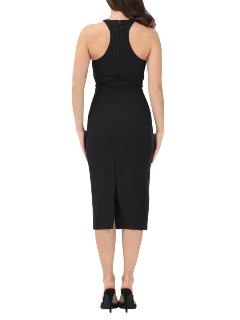 Elisabetta Franchi abito tubino in crepe nero AB91761 110 ELISABETTA FRANCHI 