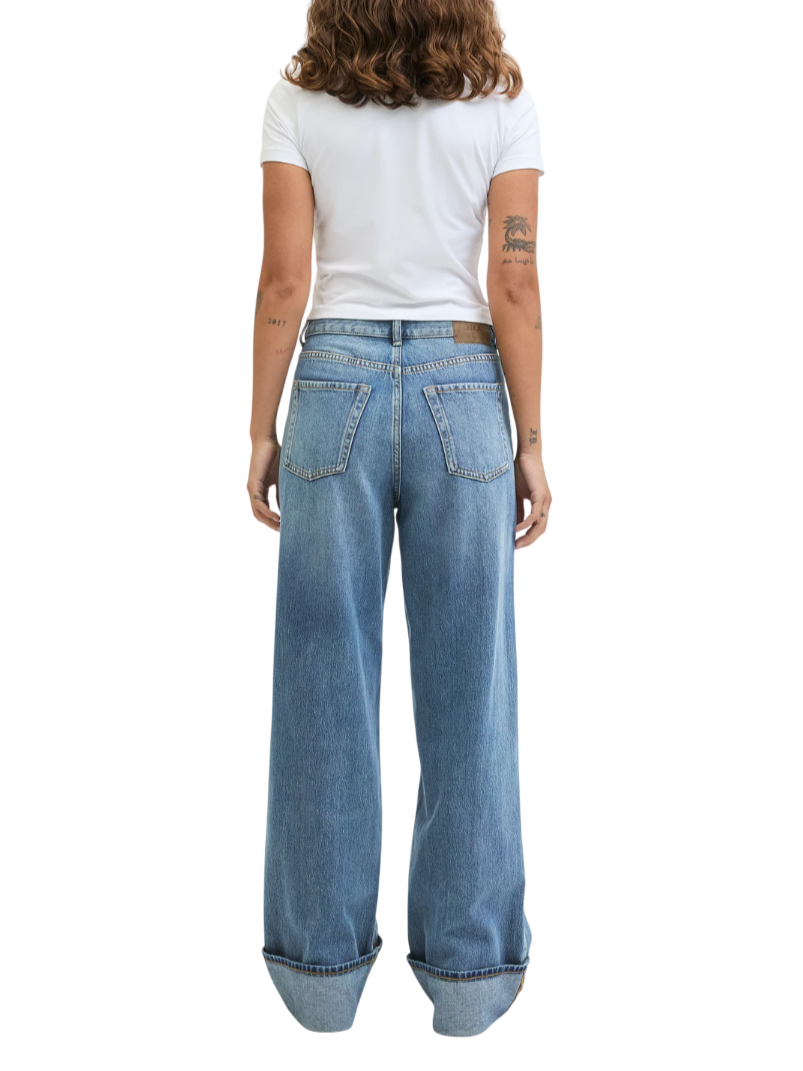 Jjxx jeans donna wide leg lavaggio blu 12280183 R254 JJXX 