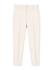 Emanuel Pris pantaloni bambino slim ecrù