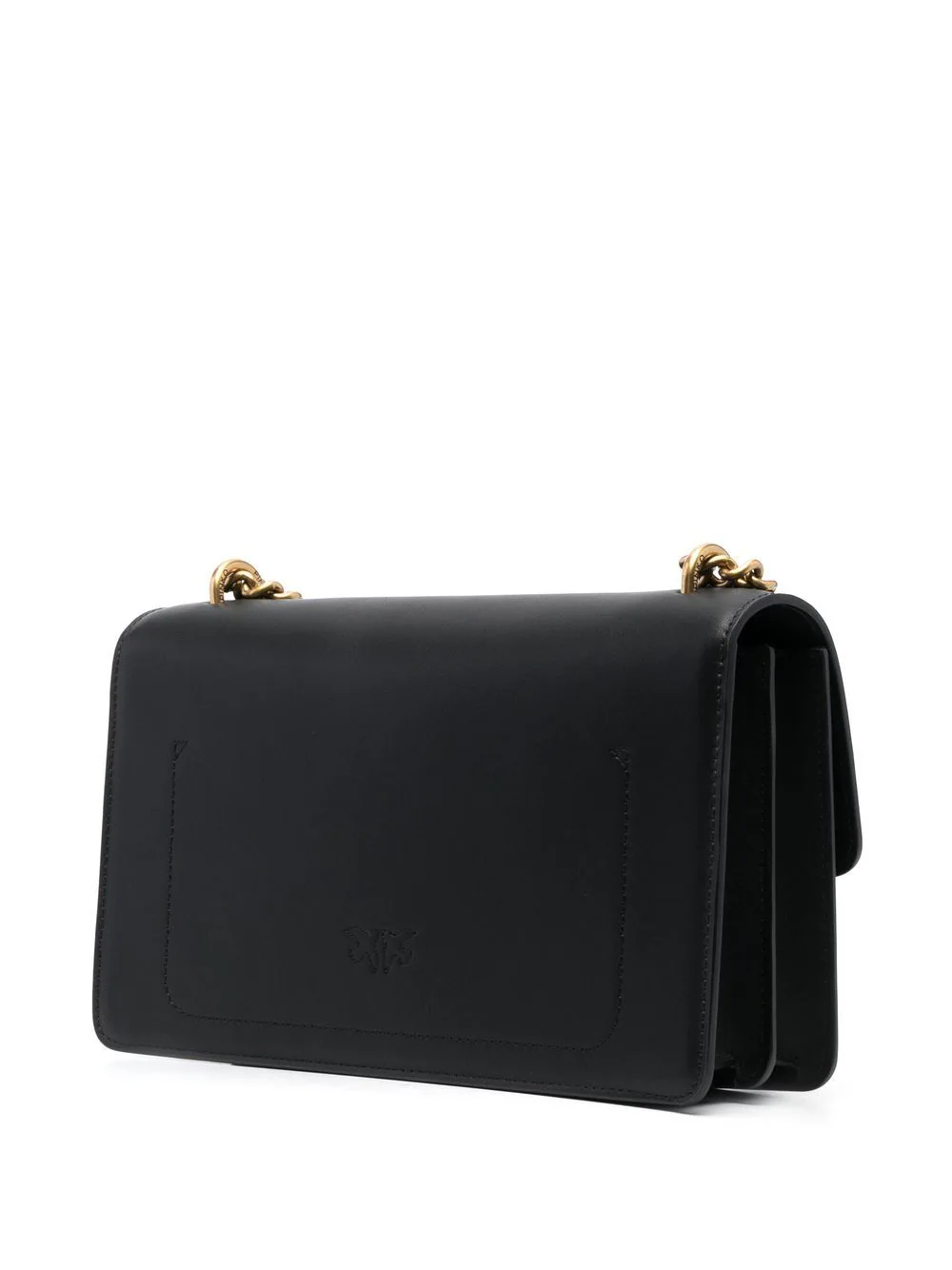 Pinko borsa Love Bag Classic One Simply in pelle nero oro 100941-A0F1 Z99Q PINKO 