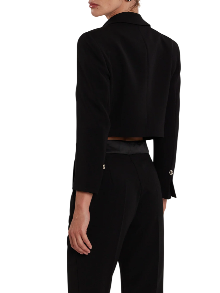 Relish giacca doppiopetto crop Macnee nero MACNEE 1199 RELISH 