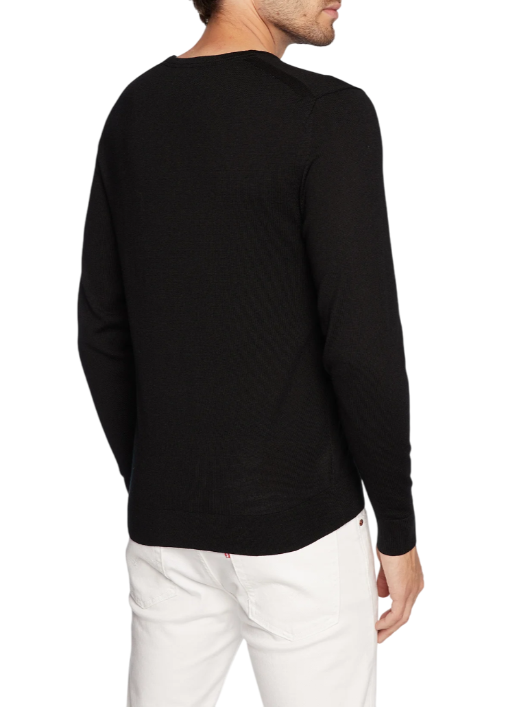 Calvin Klein maglia girocollo in lana Merinos con logo nero K10K109474 BEH Calvin Klein 