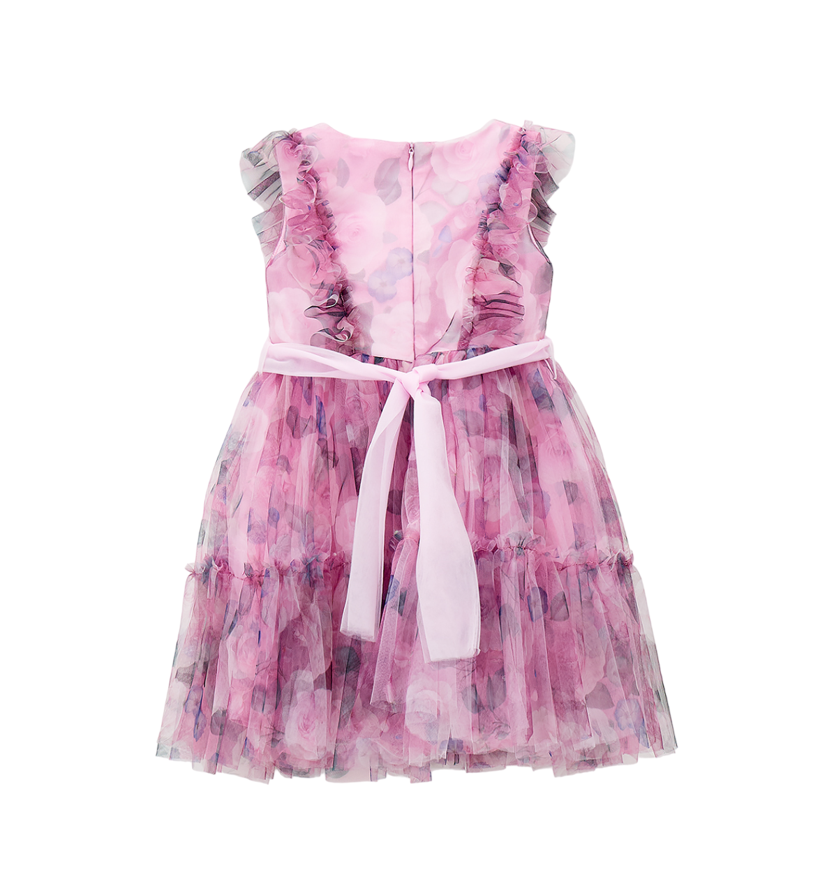 iDo abito bambina in tulle fantasia floreale rosa 4G333 6BVO iDO 