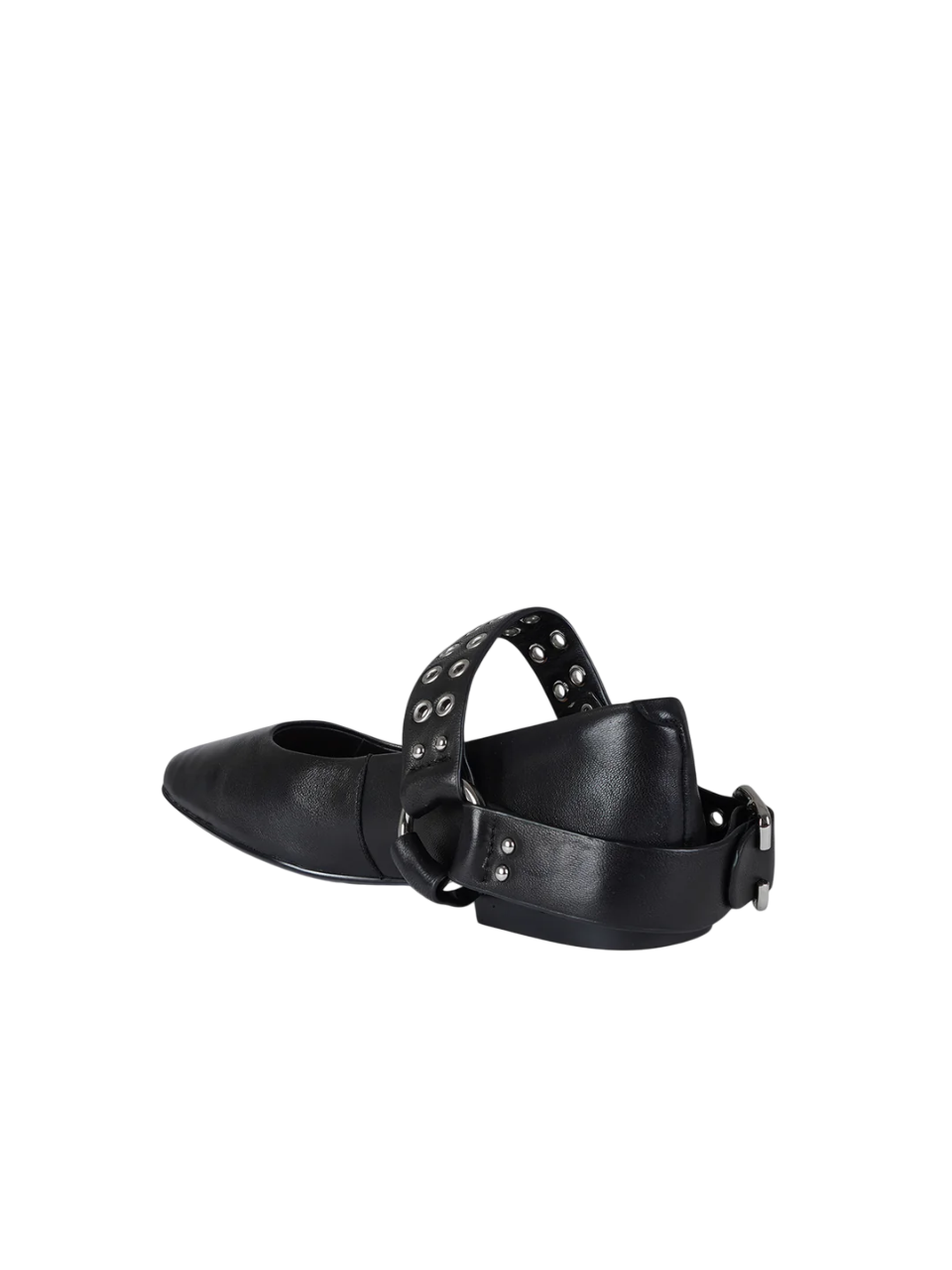 Marc Ellis ballerine biker in nappa morbida nero GLC7442D-220 BLACK MARC ELLIS 