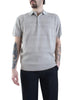 Opificio 4.0 polo manica corta in maglia traforata ecrù