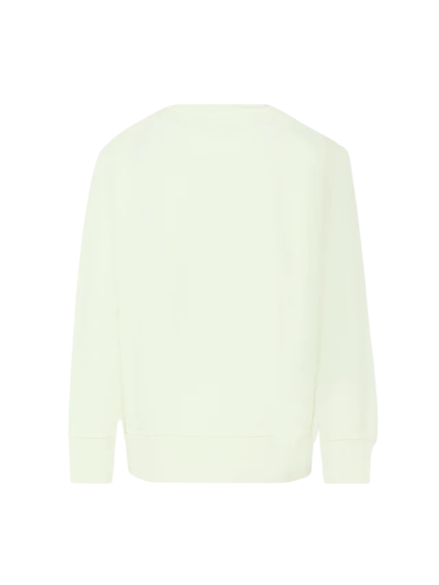 C.P. Company felpa bambino con dettaglio logato bianco CMF00X-LCA76 10135 C.P. COMPANY U16 