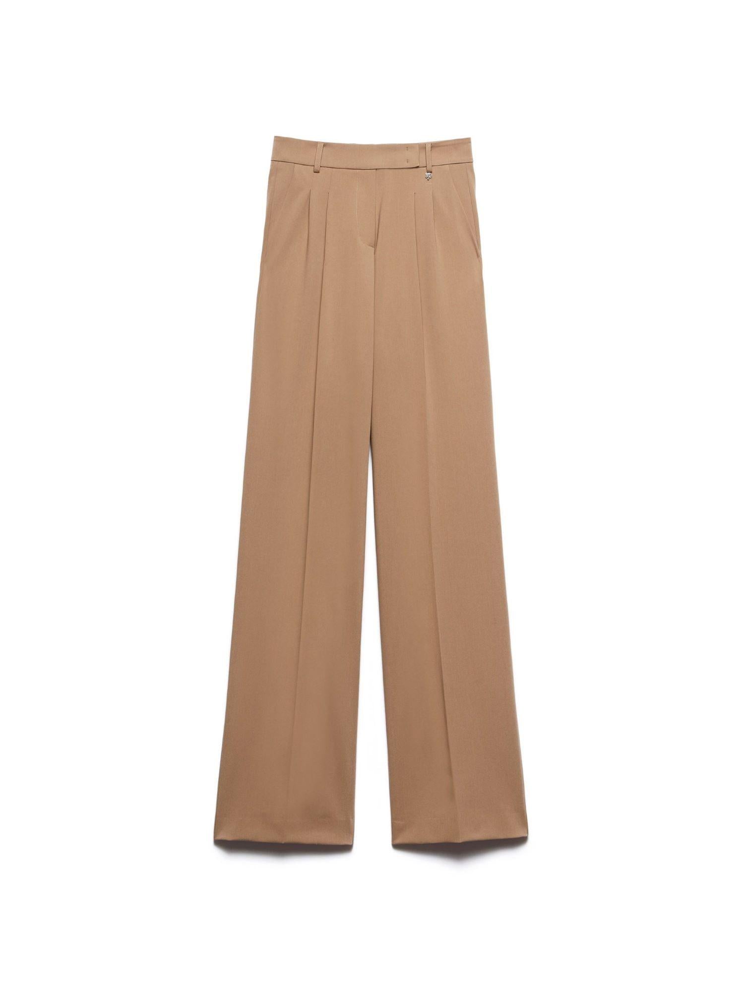 Aniye By pantaloni Baggy Linda con pinces beige 181176 01086 ANIYE BY 