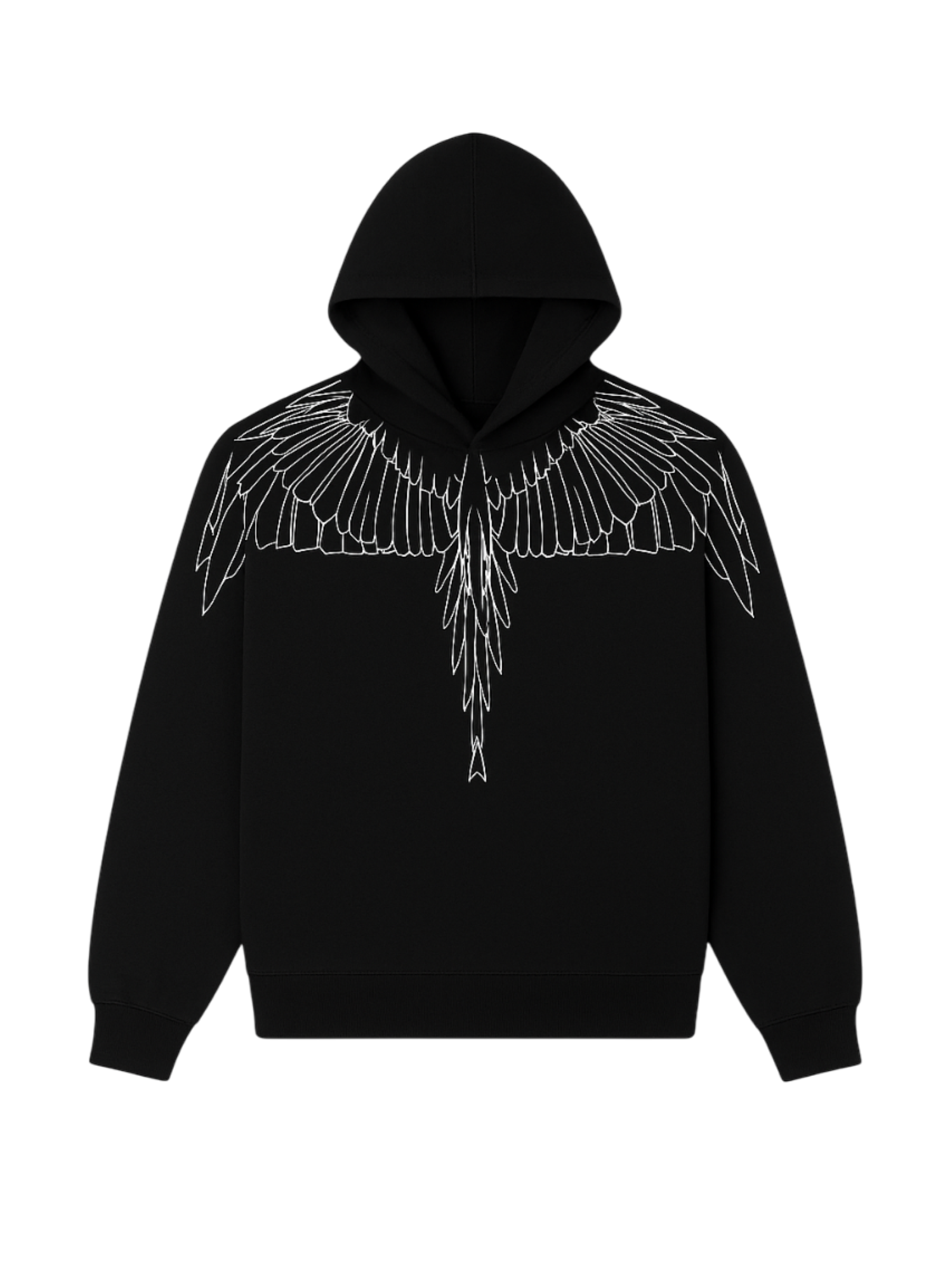 County of Milan felpa con cappuccio stampa iconica nero F5CMJBHS072 110 COUNTY OF MILAN KIDS 