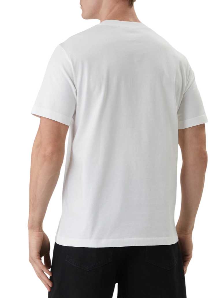 Calvin Klein T-shirt uomo manica corta con logo bianco LV04LF813G YAF Calvin Klein 