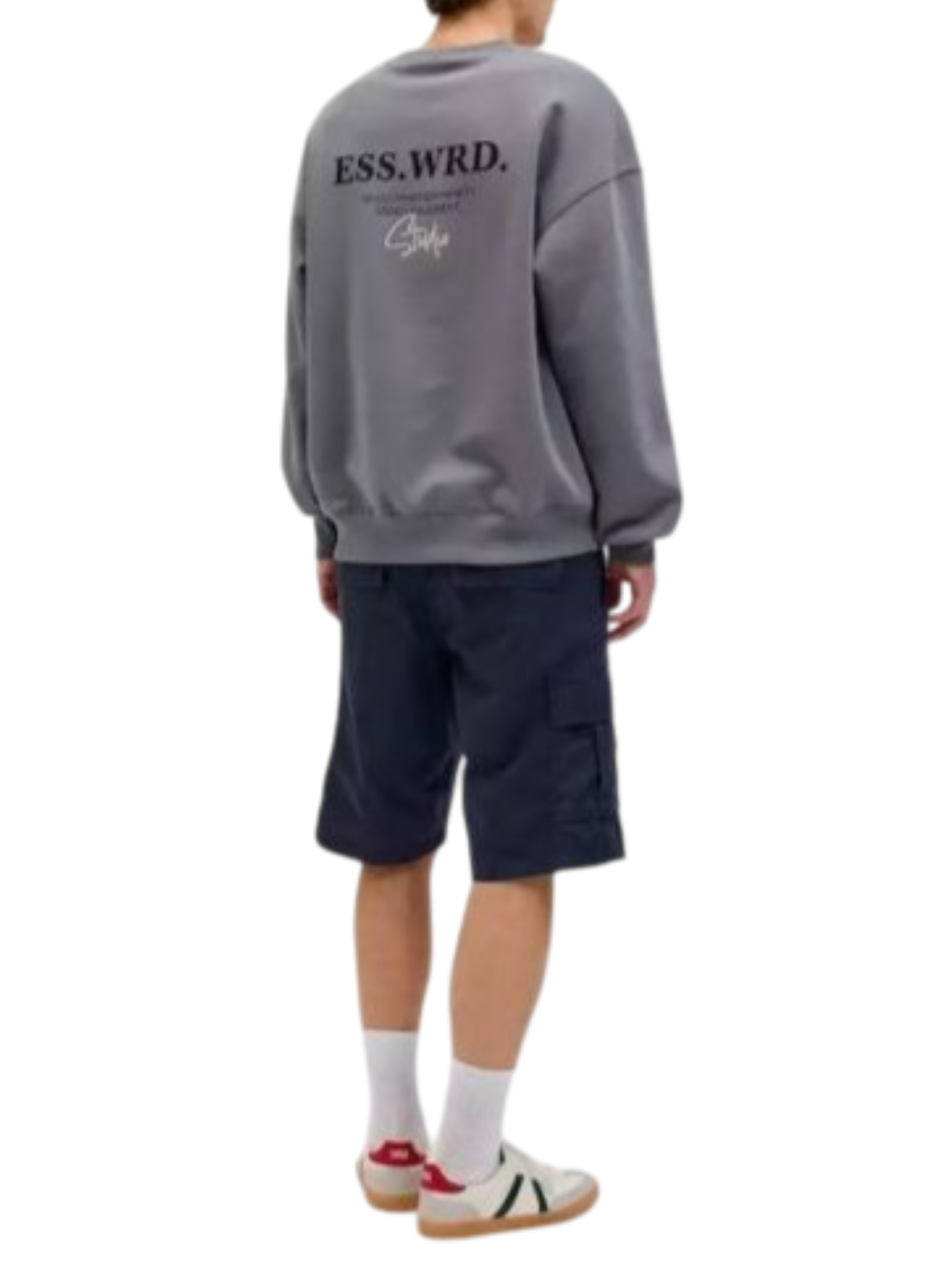Jack&Jones bermuda cargo in cotone blu scuro 12274389 DARK NAVY JACK&JONES 