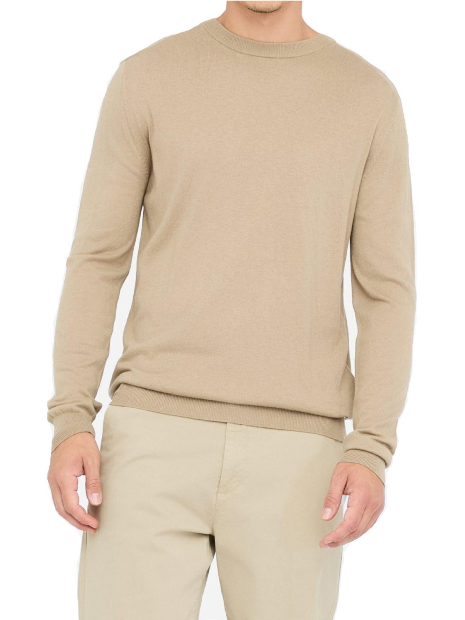 Liu Jo maglia uomo misto cotone e seta beige QF5112MA19R 61105 LIU JO 