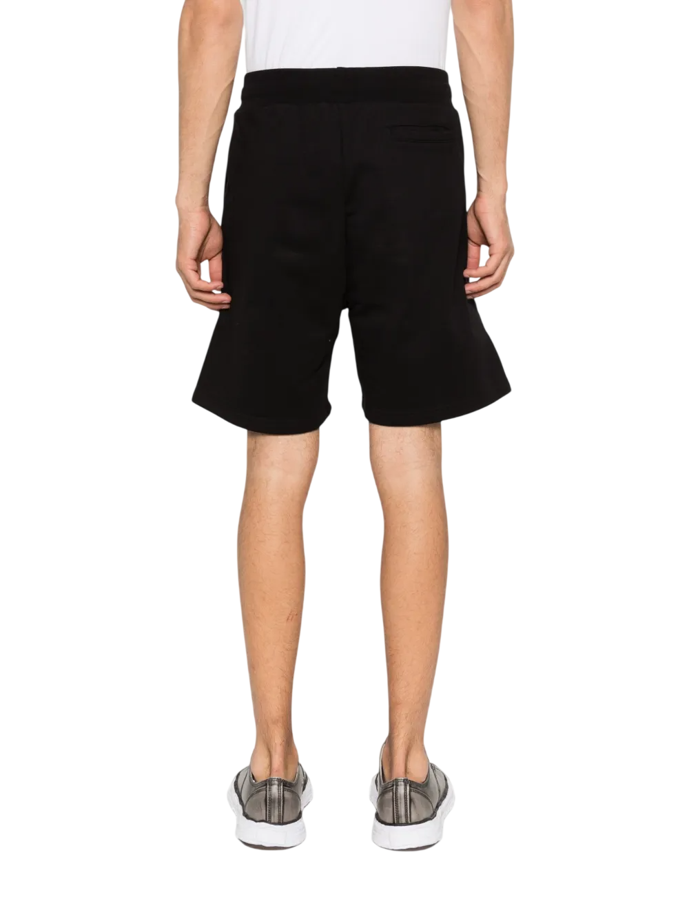 Vision of Super bermuda uomo in cotone con ricamo flame nero VS070BR BLACK VISION OF SUPER 