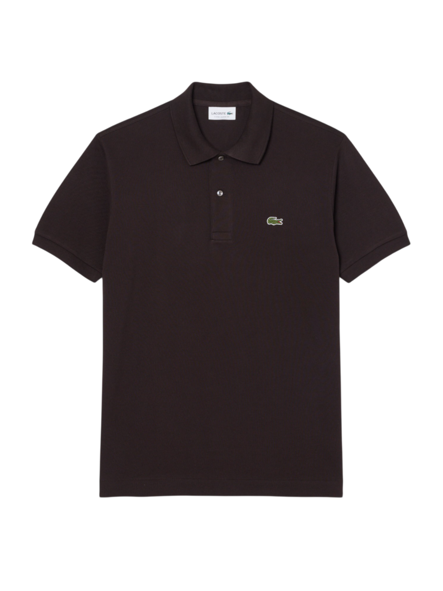 Lacoste polo manica corta 12.12 in piquè marrone 1212 3LA LACOSTE 