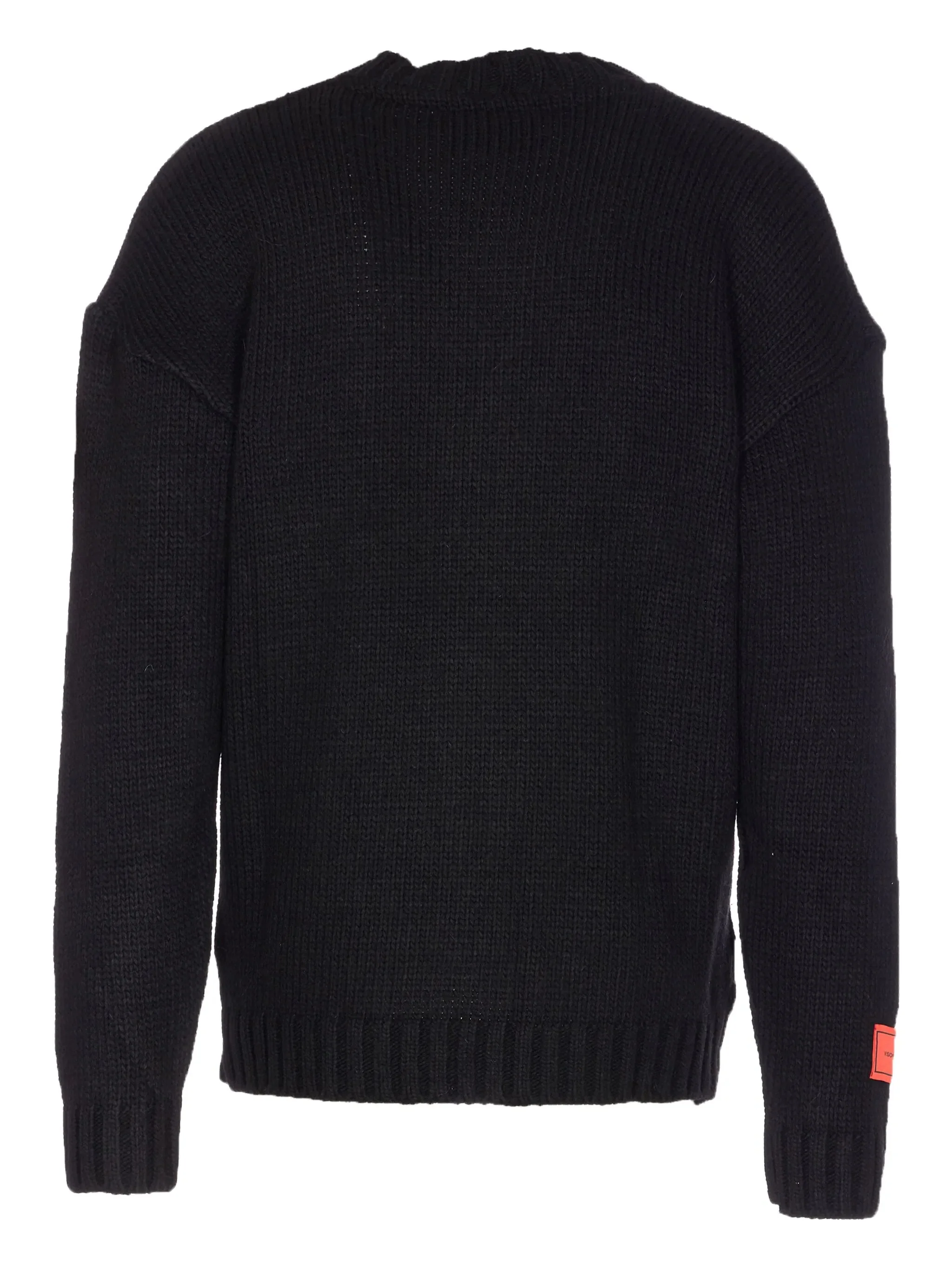 Visual of Super cardigan uomo misto alpaca nero VS060SC-01 BLACK VISION OF SUPER 