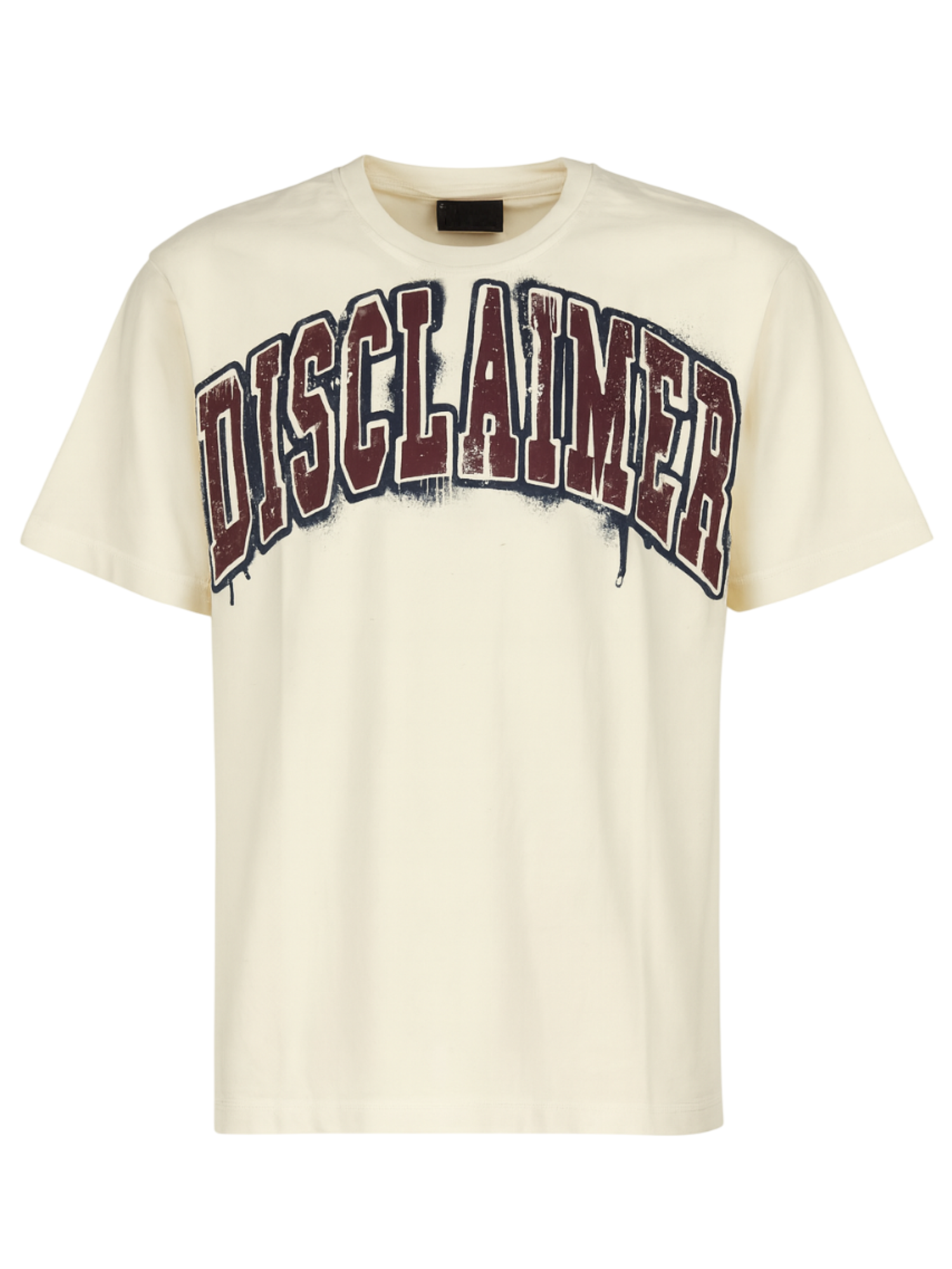 Disclaimer T-shirt manica corta uomo beige chiaro 55125 LATTE DISCLAIMER 