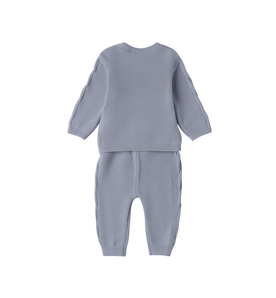 iDo tutina in maglia neonato blu avion 4F006 3825 iDO 