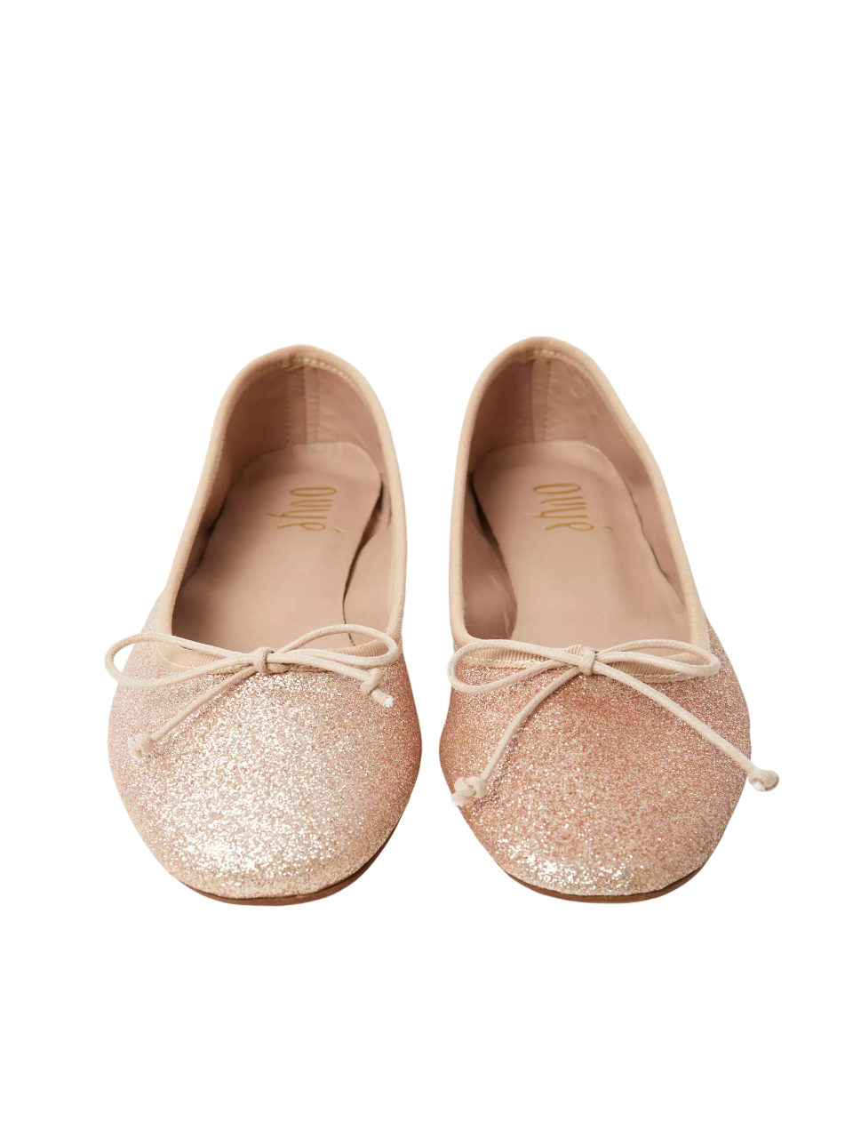 Ovyè ballerine glitterate Barbara rosa cipria NJ5034GLI CIPRIA Ovyè 