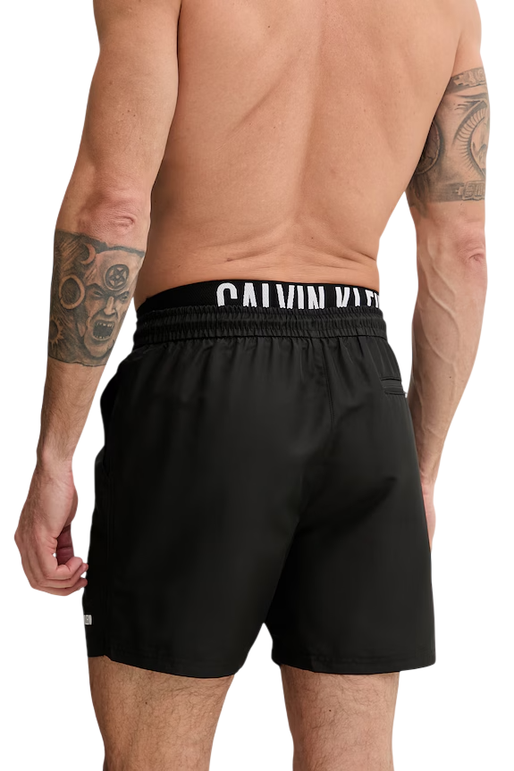 Calvin Klein boxer mare uomo con fascia logata nero LV00N61015 UB1 Calvin Klein Beachwear 