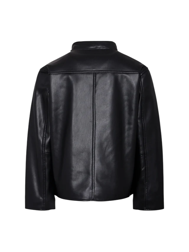 Diesel giubbino biker in ecopelle con logo nero J02404-KXB9D K900 DIESEL 