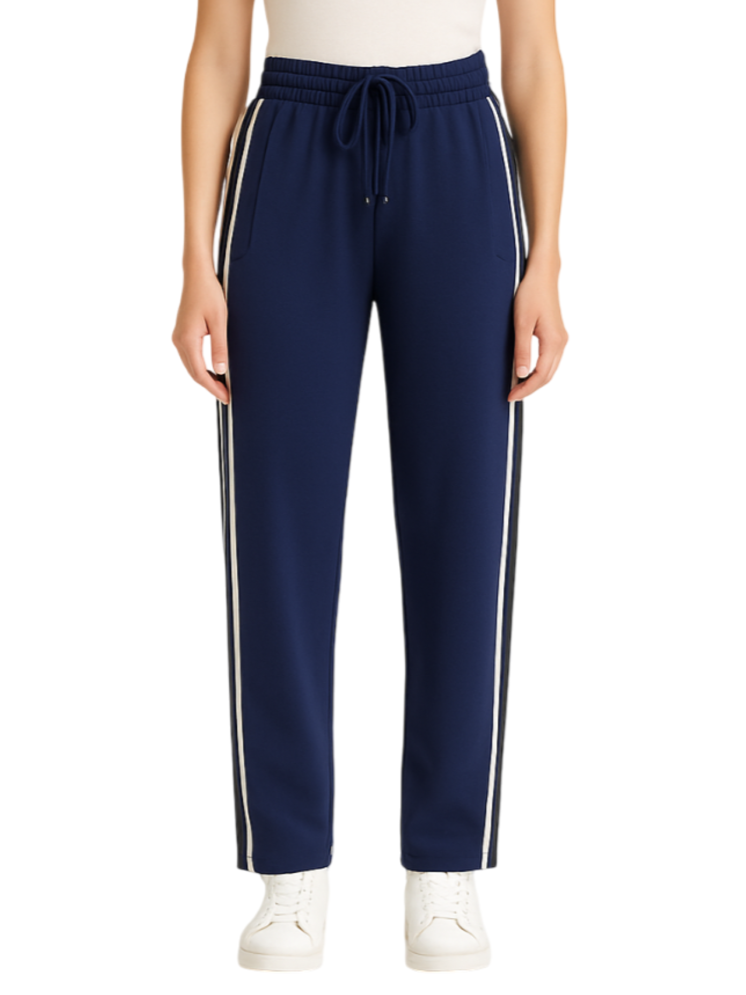 Marc Ellis pantaloni joggers gamba larga blu MCLP0044 009 MARC ELLIS 