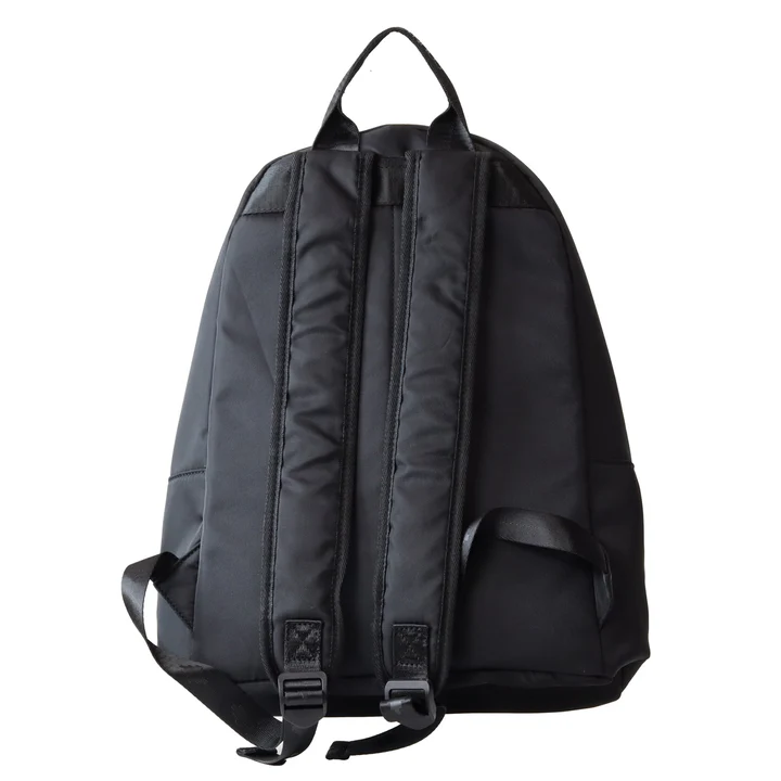 County of Milan zaino in nylon con stampa iconica nero COMAF250110 NERO-GREEN WINGS COUNTY OF MILAN 