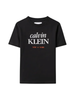 Calvin Klein Jeans T-shirt unisex bambino con logo nero