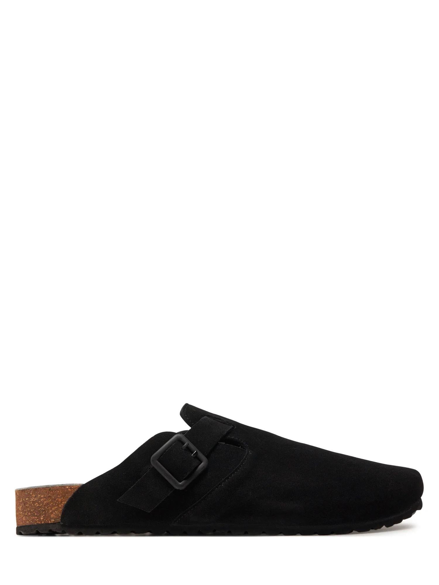 Jack&Jones ciabatte mules in suede antracite 12251192 ANTHRACITE JACK&JONES 