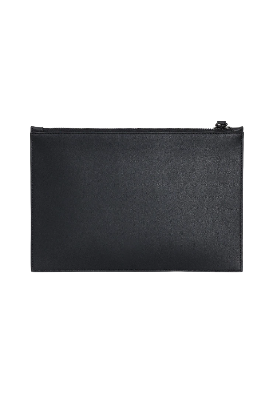 County of Milan pochette in ecopelle donna nero COMAF250135 NERO-BLUE WINGS COUNTY OF MILAN 