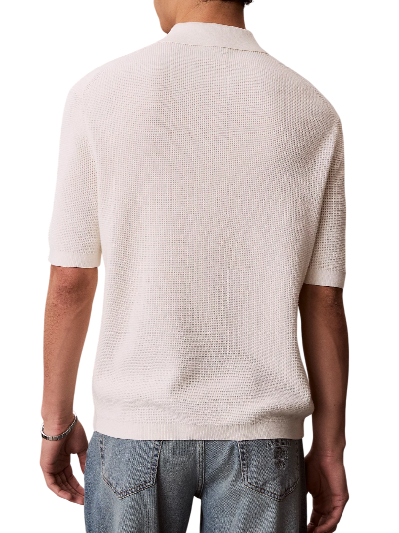 Calvin Klein Jeans polo uomo manica corta panna LV04RF316G YAS Calvin Klein Jeans 