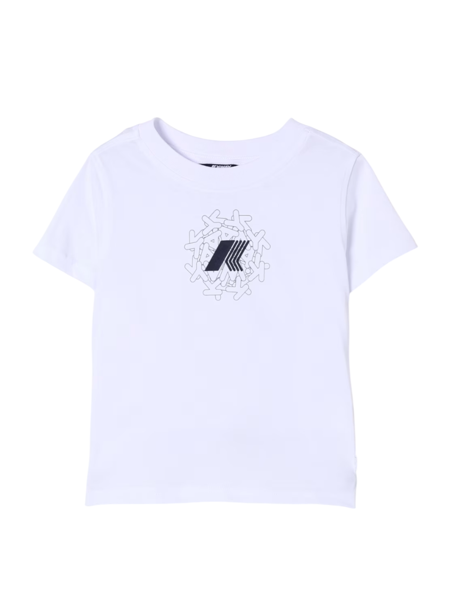 K-Way T-shirt maniche corte con logo bianco K5136XW 001 K-WAY 