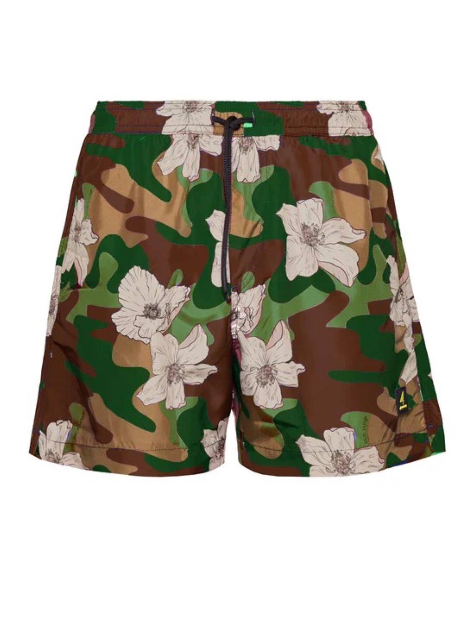 4giveness boxer mare in fantasia camouflage con fiori verde 125MBWSO5470 083 4Giveness 