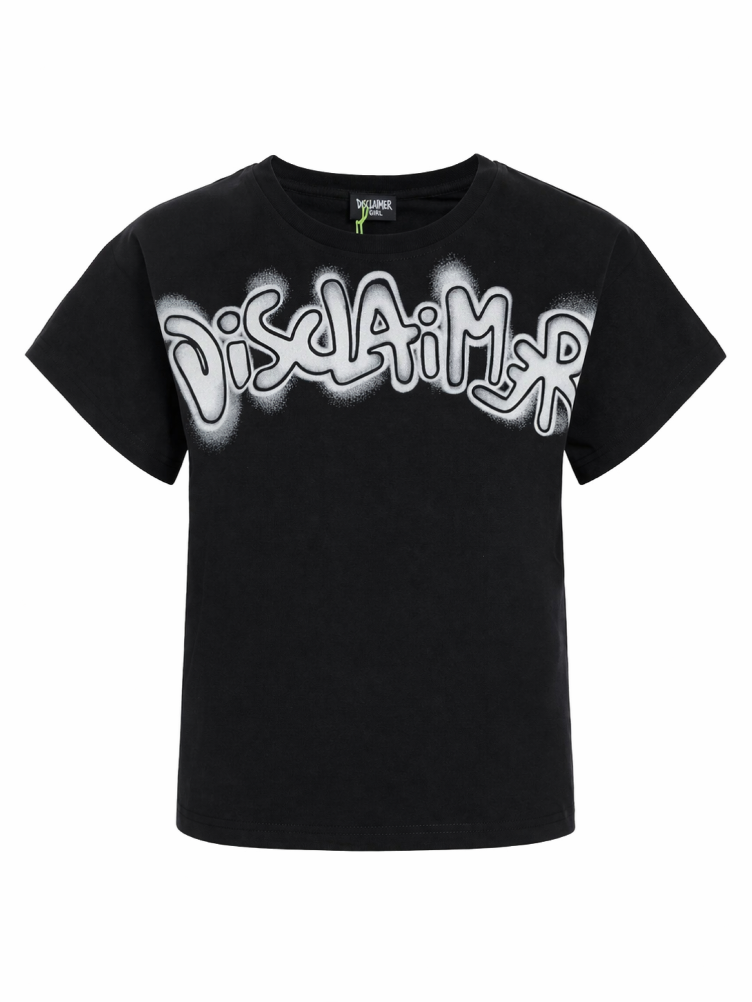 Disclaimer T-shirt manica corta bambina nero 58912 NERO-ST.BIANCA DISCLAIMER 