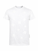 John Richmond T-shirt bambino con stampe logate bianco