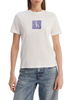 Calvin Klein JeansT-shirt manica corta donna stampa logo bianco