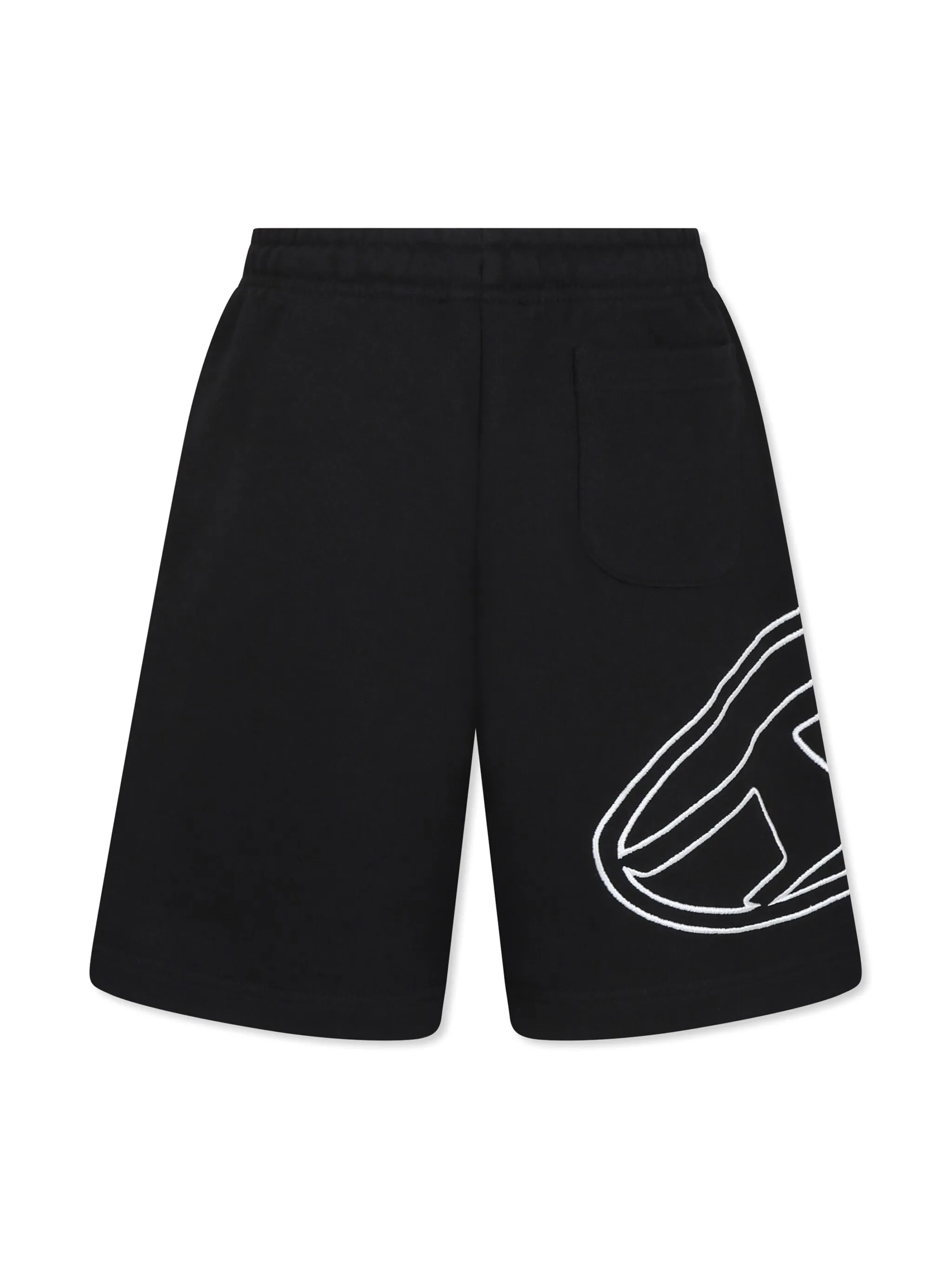 Diesel shorts in felpa con maxi logo iconico nero J02273-0GYCJ K900 DIESEL 