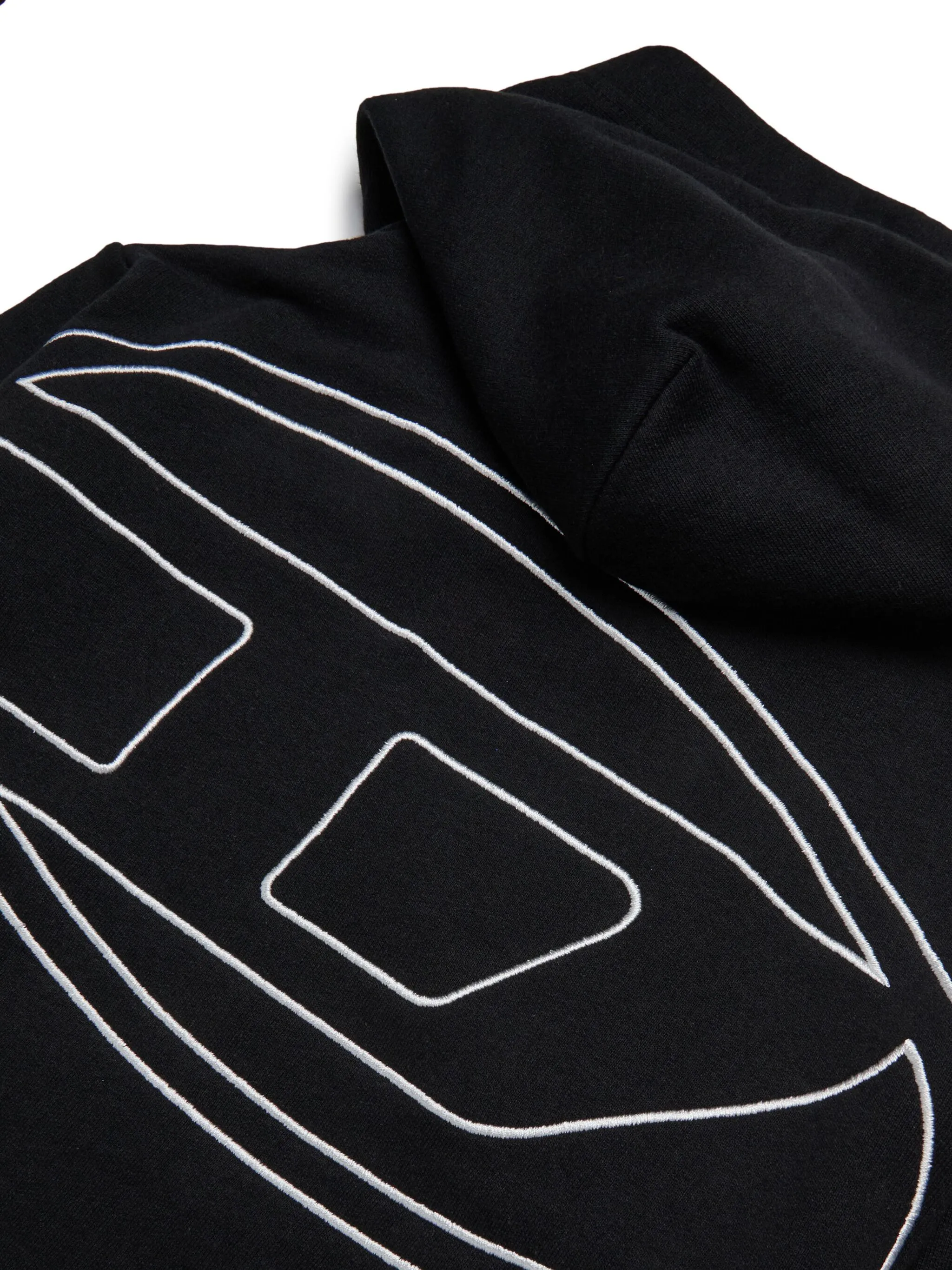 Diesel felpa con cappuccio con logo iconico nero J02275-0GYCJ K900 DIESEL 