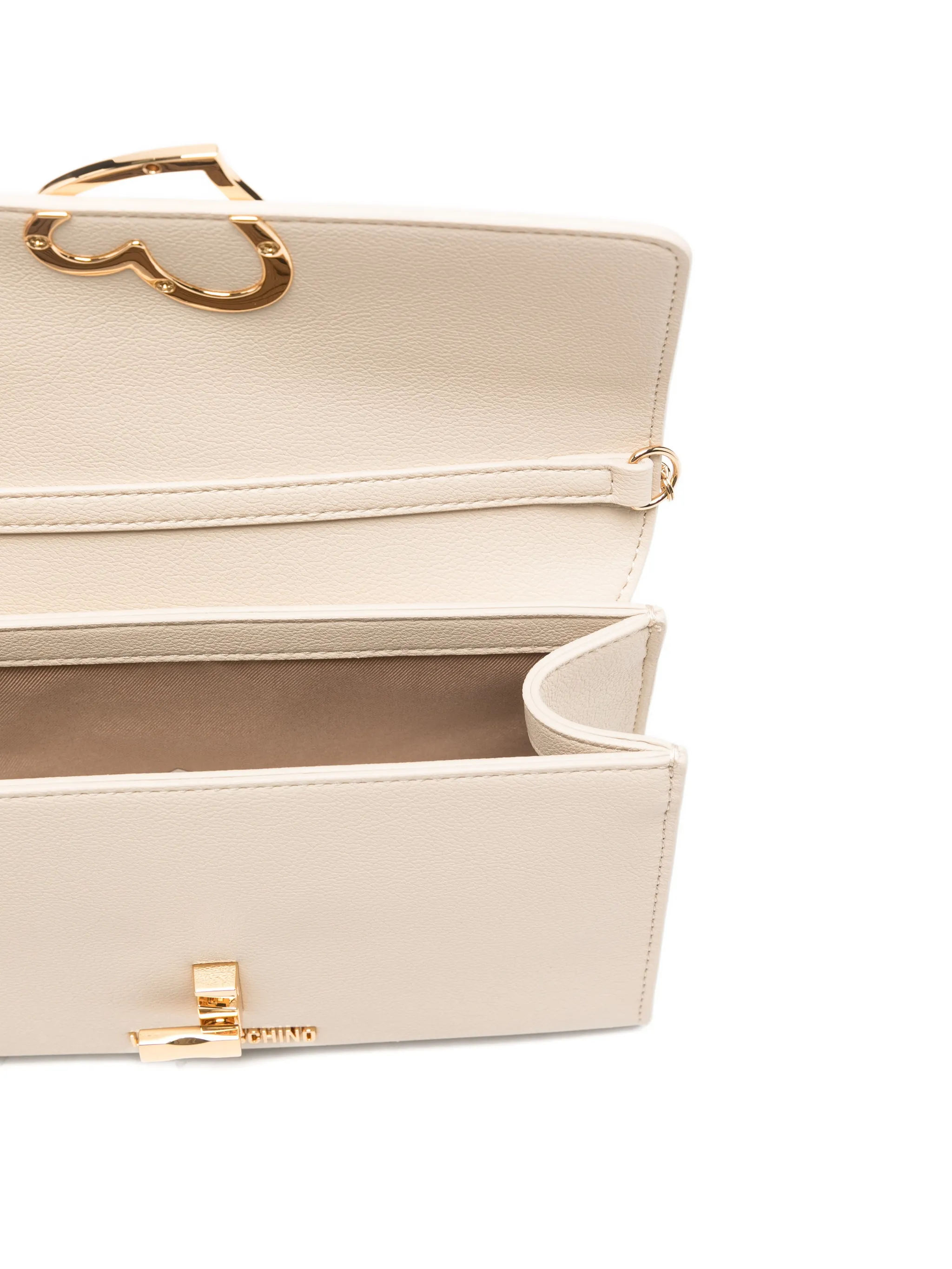 Love Moschino borsa a tracolla in ecopelle martellata ecrù JC4327PP1O-LQ0 110 MOSCHINO LOVE 