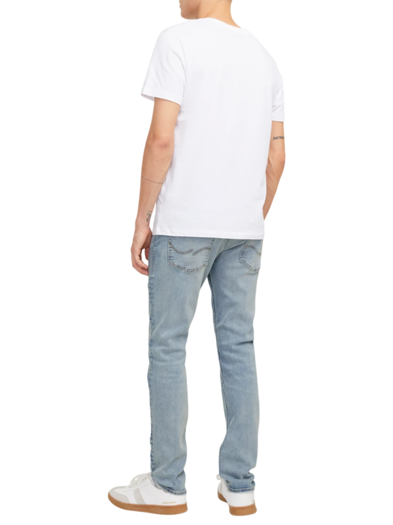 Jack&Jones jeans Glenn slim fit lavaggio blu chiaro 12269466 CB774 JACK&JONES 