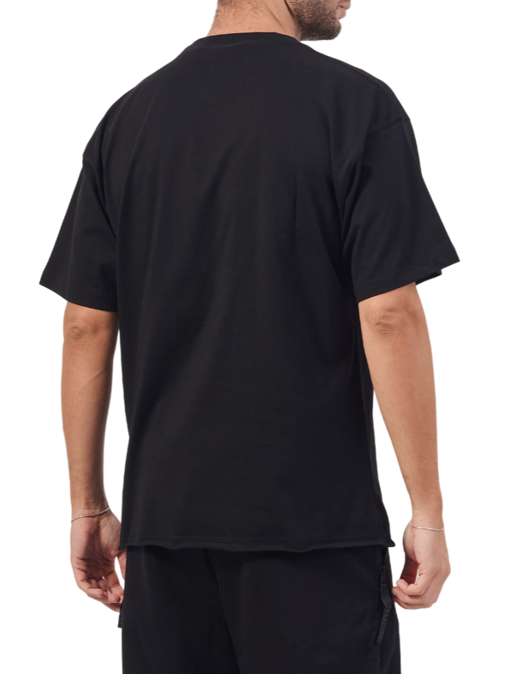 Disclaimer T-shirt manica corta con stampe nero 54551 NERO DISCLAIMER 