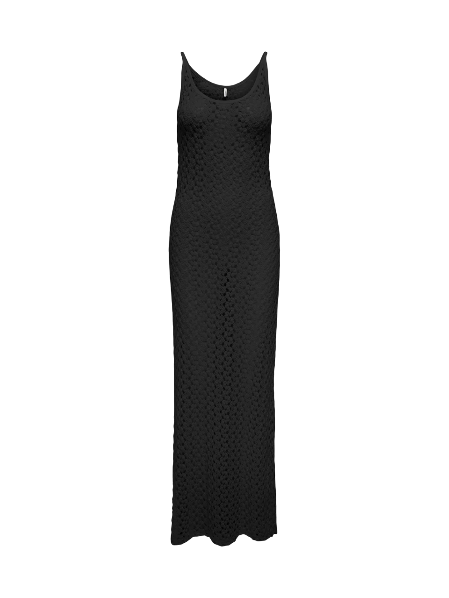 Only abito lungo crochet nero 15346413 BLACK ONLY 